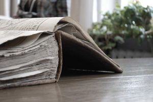 Aufgeschlagenes altes Buch